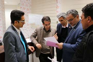 بازدید دکتر دانائی از واحدهای تحت پوشش مهدیشهر 